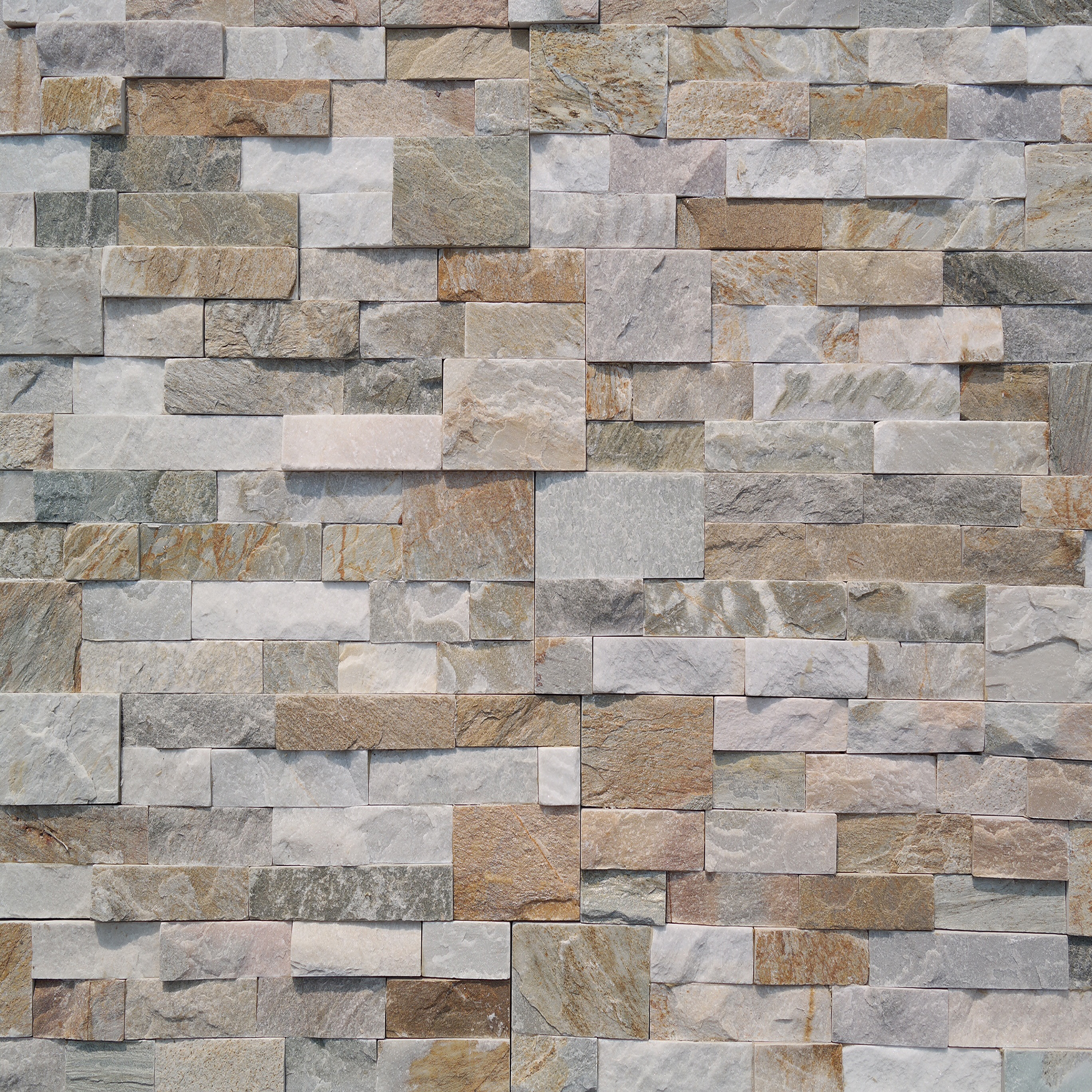 Citali Series Forrest 6 x 24 Natural Stacked Stone Panel